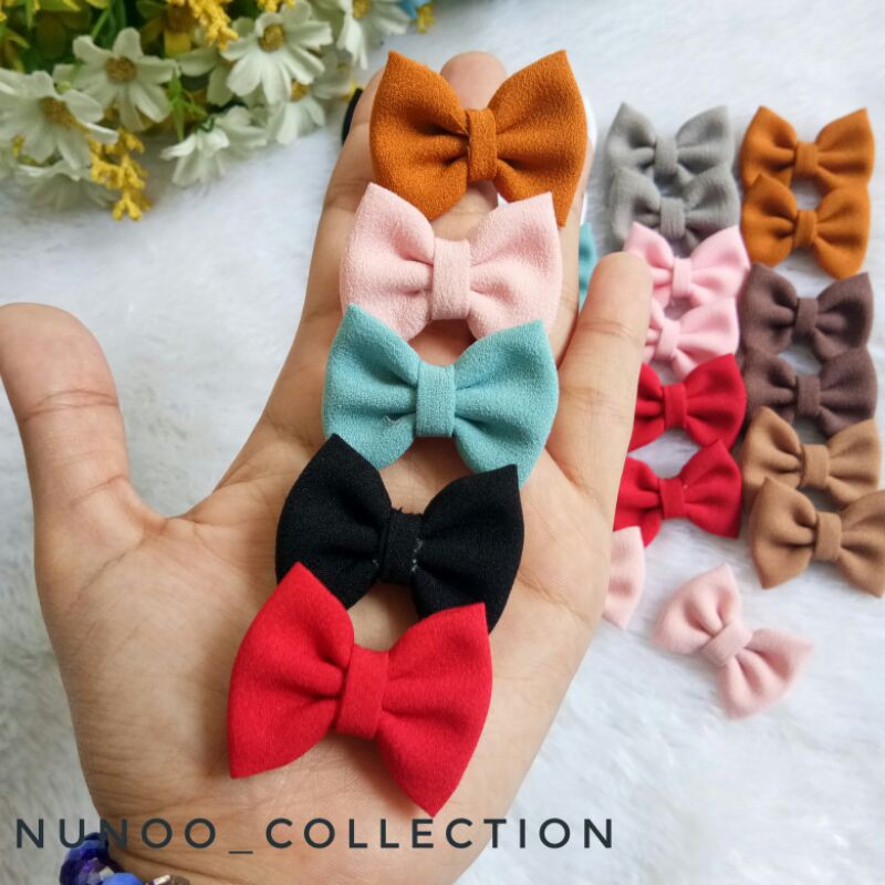 Bros Pita Mini 3x4 CM Bross Dada Pita Mini / Souvenir / Bros Bow Mini Murah Aplikasi Pita