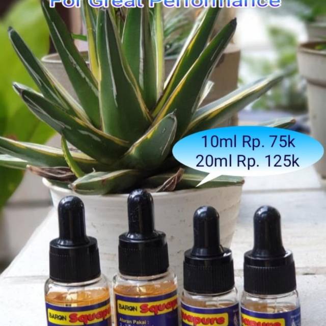 Baron Squapure minyak ikan suplemen merpati 20 ml