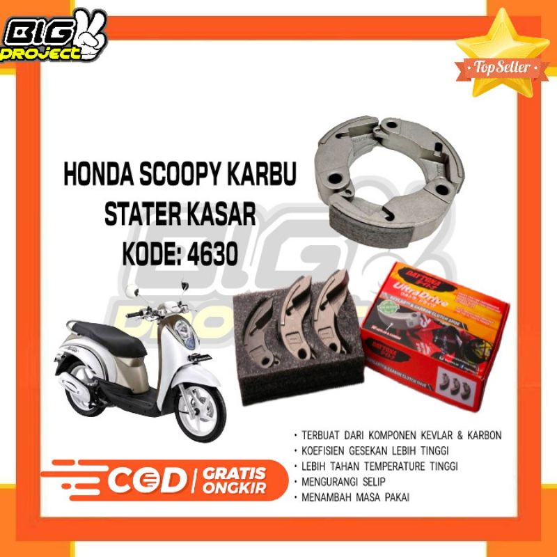 KAMPAS GANDA DAYTONA HI CARBON KEVLAR ORIGINAL DAYTONA SCOOPY KARBU KODE 4630 / KAMPAS GANDA DAYTONA