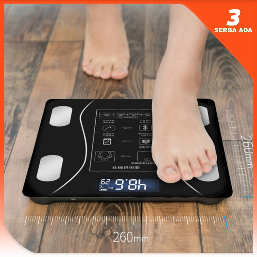 Timbangan Badan Digital Body Fat Monitor with App Smart Weight Scale Timbangan Badan