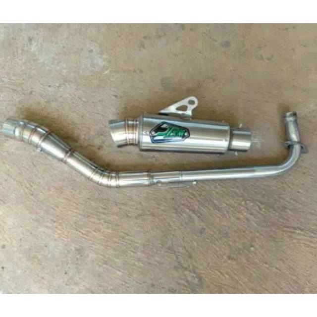 Knalpot racing jrm kolong bawah buat juputer revo supra 125 gren supra fit