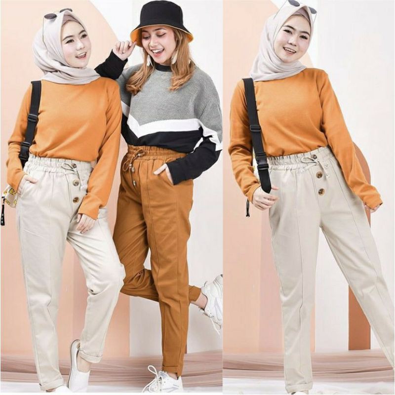 ZIPPY PANTS // CELANA BAGGY  MOSCREP TERKINI