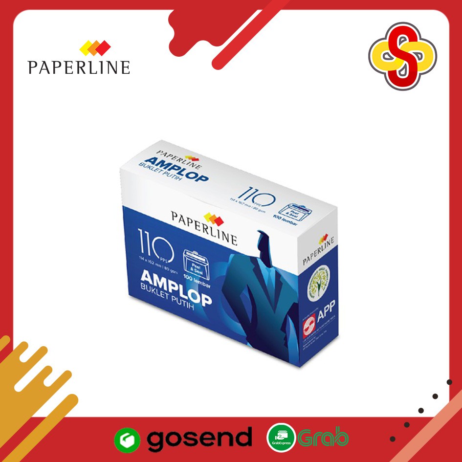 Amplop Buklet Putih Paperline 110 PPS