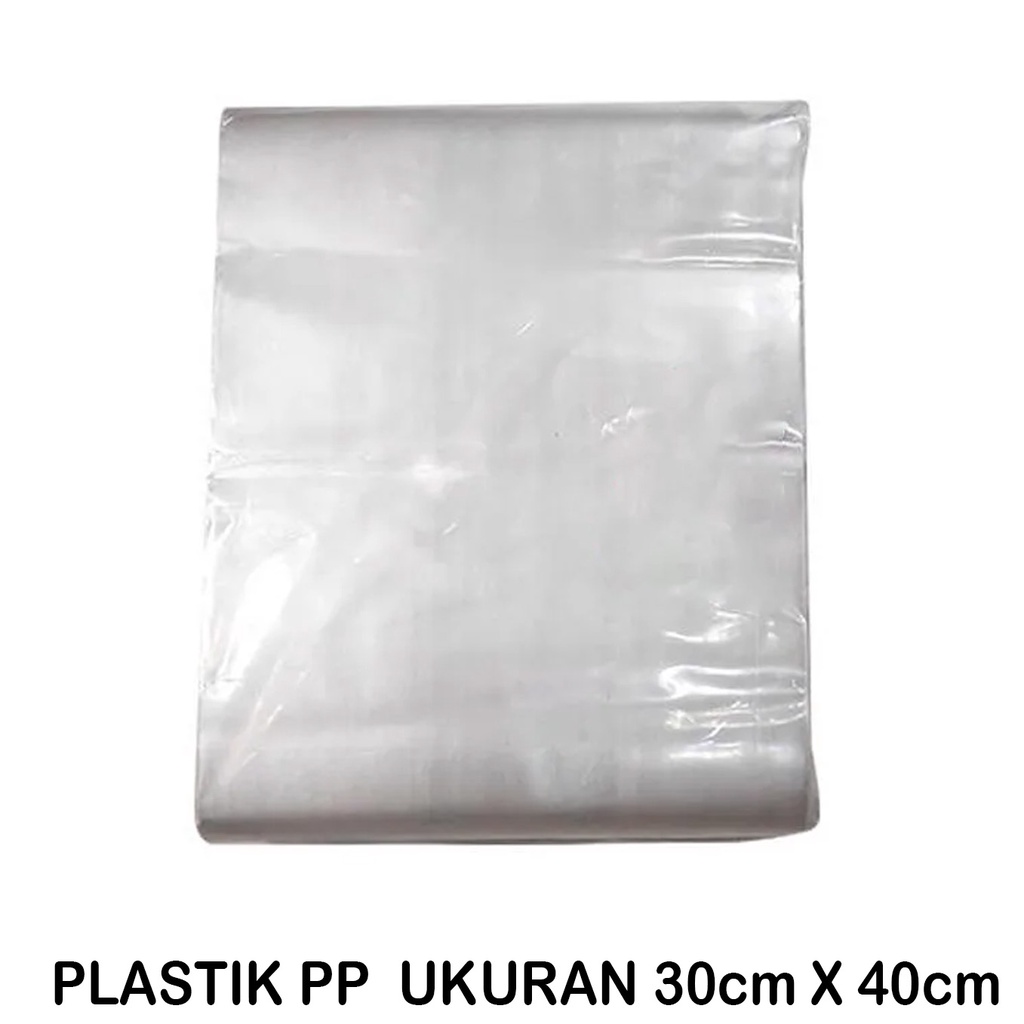 PLASTIK PP BENING UK 30x40 MURAH UNTUK KONVEKSI PEMBUNGKUS