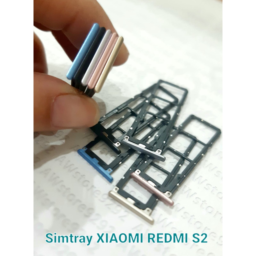 Slot Tempat Dudukan Kartu Simcard Sim card Lock Simtray Sim Tray Xiaomi Redmi S2