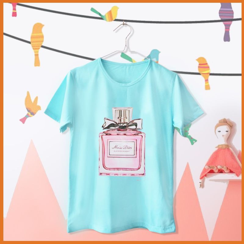 Kaos Wanita Lengan Pendek Parfum Dior Warna Tosca TUMBLR TEE TSHIRT ITI IA UB