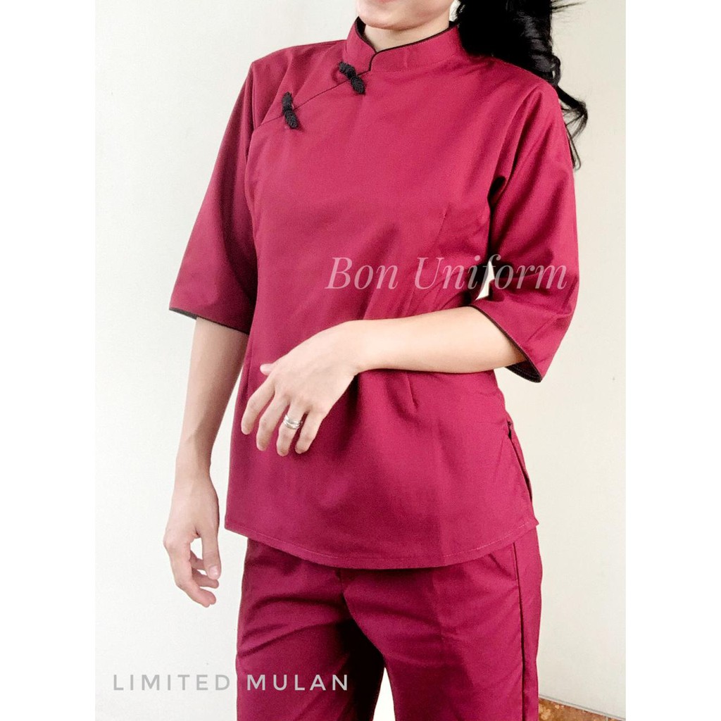 Baju Suster / Seragam Suster Bon Uniform - Premium Nanny’s Uniform  - Limited Mulan Series