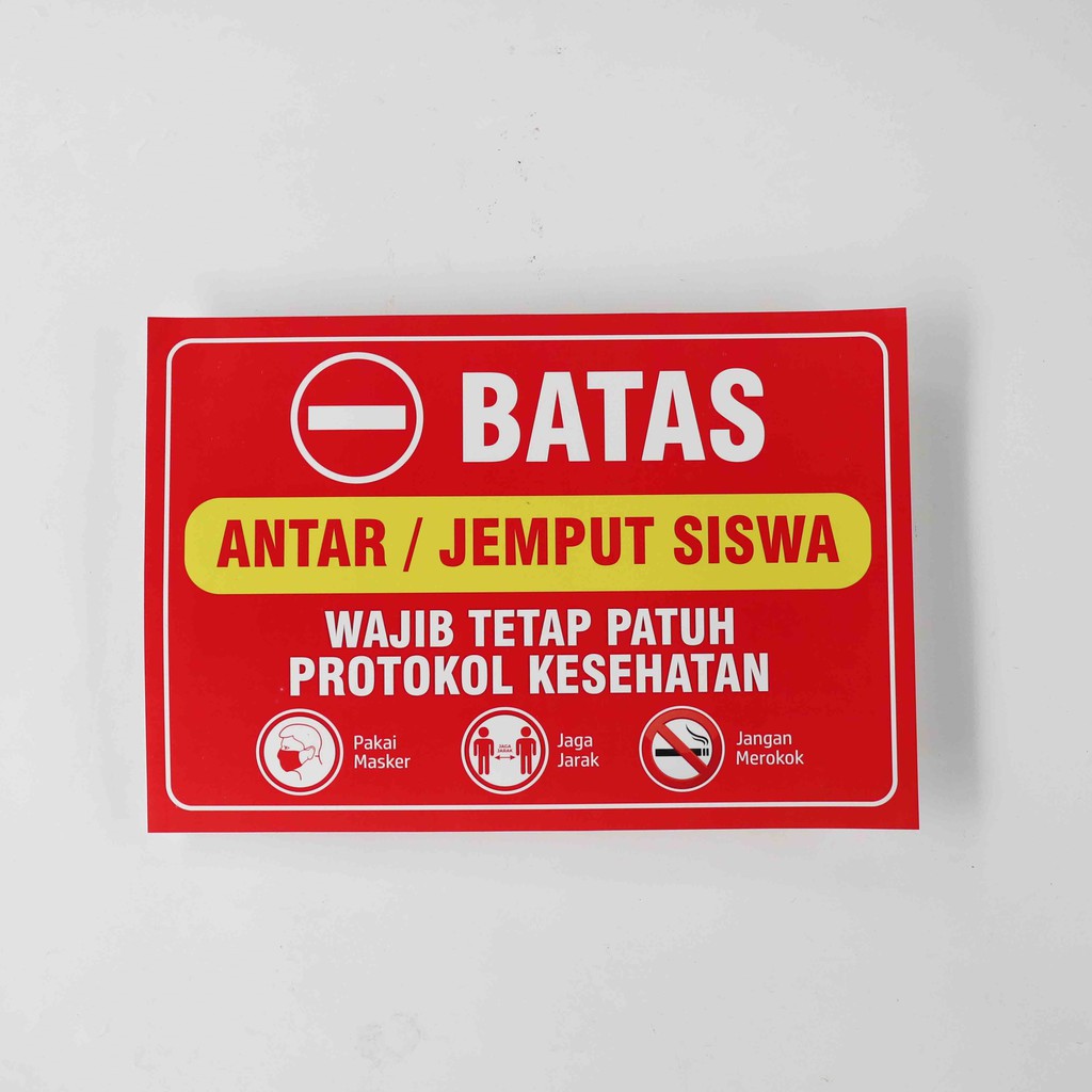 

Stiker Sekolah, Stiker Batas Penjemputan, Stiker Batas Antar Jemput Siswa