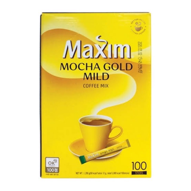 

MAXIM MOCHA GOLD COFFEE - KOPI MOKA KOREA 100 pcs/1.2kg