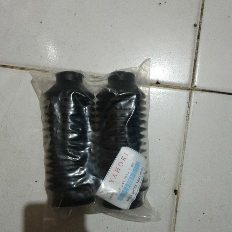 karet shock depan trail tril pendek