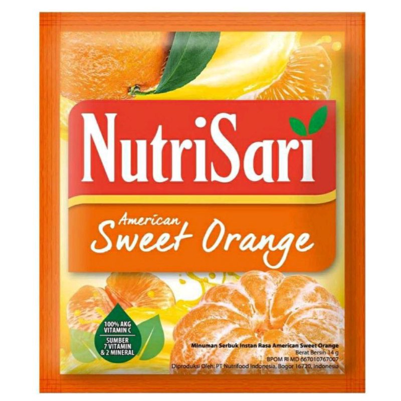 

Nutrisari sweet orange