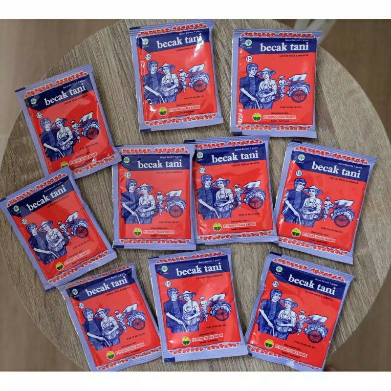 Jamu Serbuk Becak Tani - Payung Pusak ( Isi 25 Sachet )