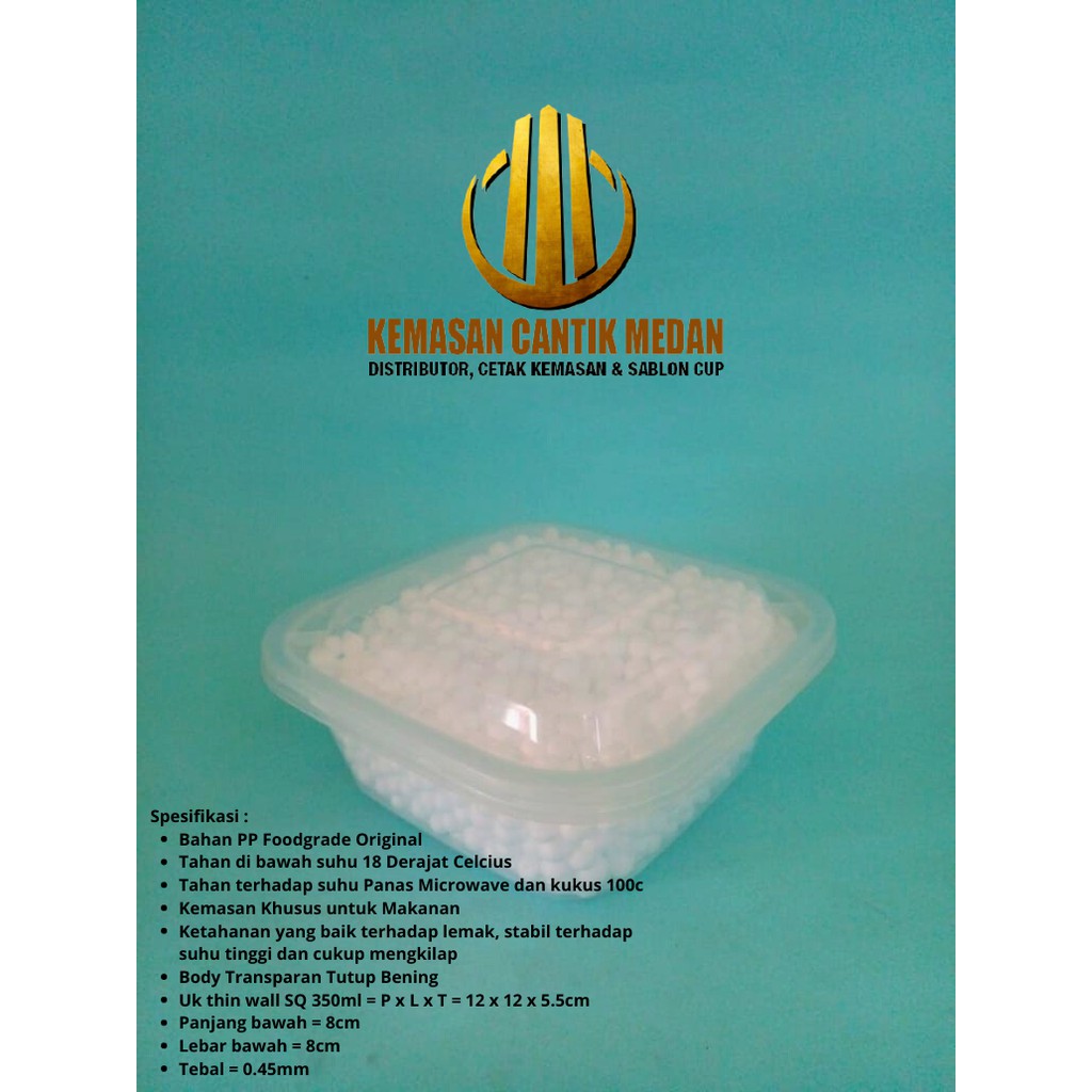 Thinwall DM 350ml/Box Dessert/Box Salad