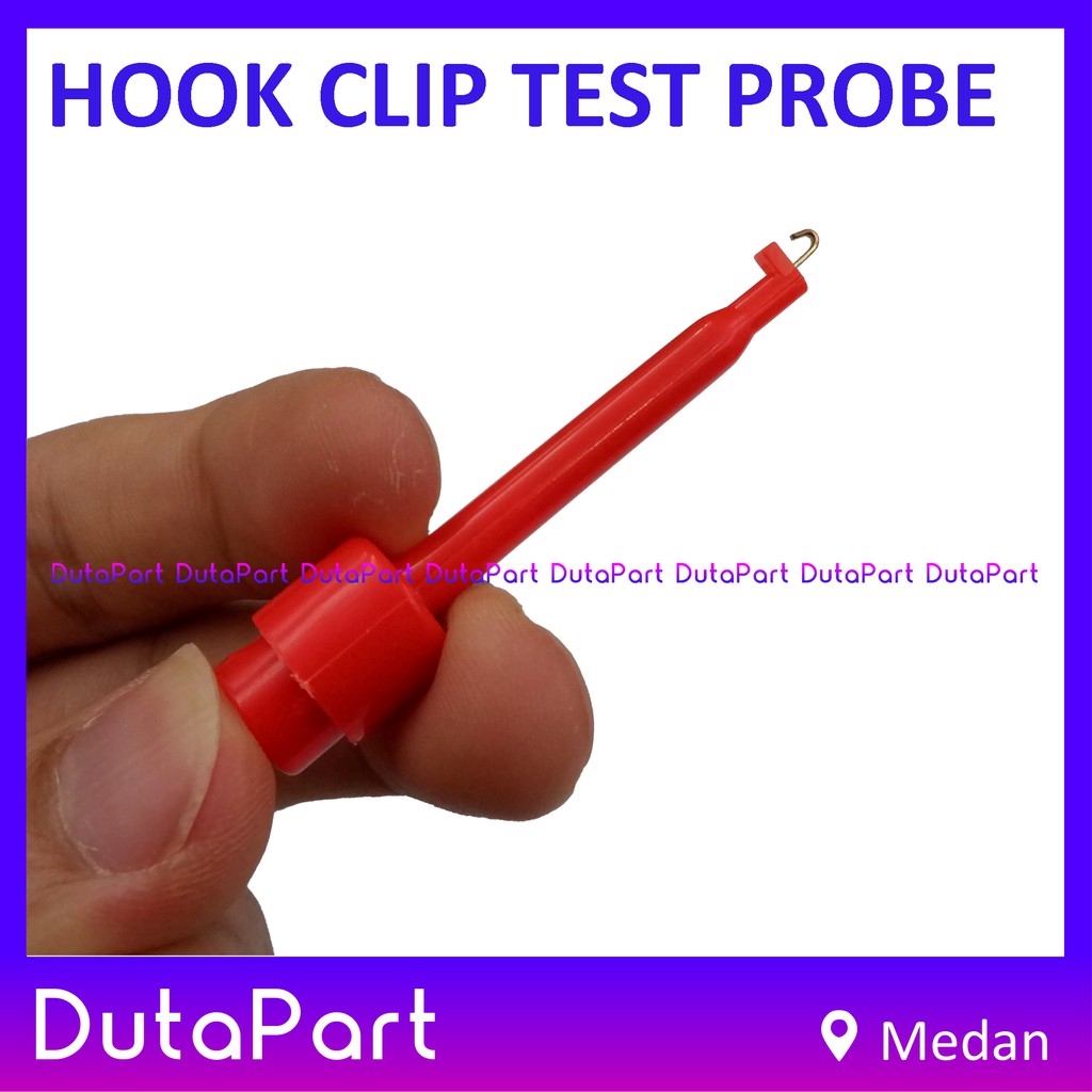 Hook Clip Test Probe 57mm Klip Penjepit Pengait Jepitan IC Komponen