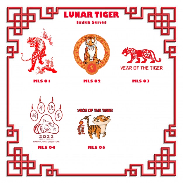 Tshirt Kaos Imlek  -  YEAR OF TIGER ROAR - GXF 08 - baju imlek murah keluarga - kaos sincia lunar happy chinese new year