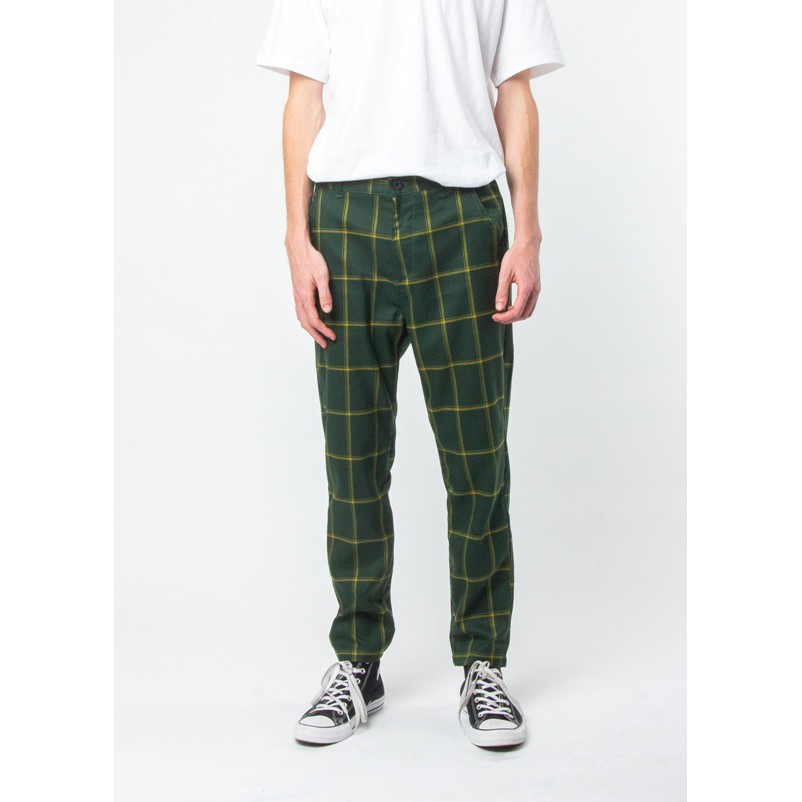 

Erigo Checked Pants Hale Green