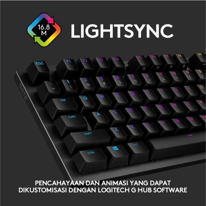 Logitech G512 Keyboard Gaming Mechanical RGB Lighting