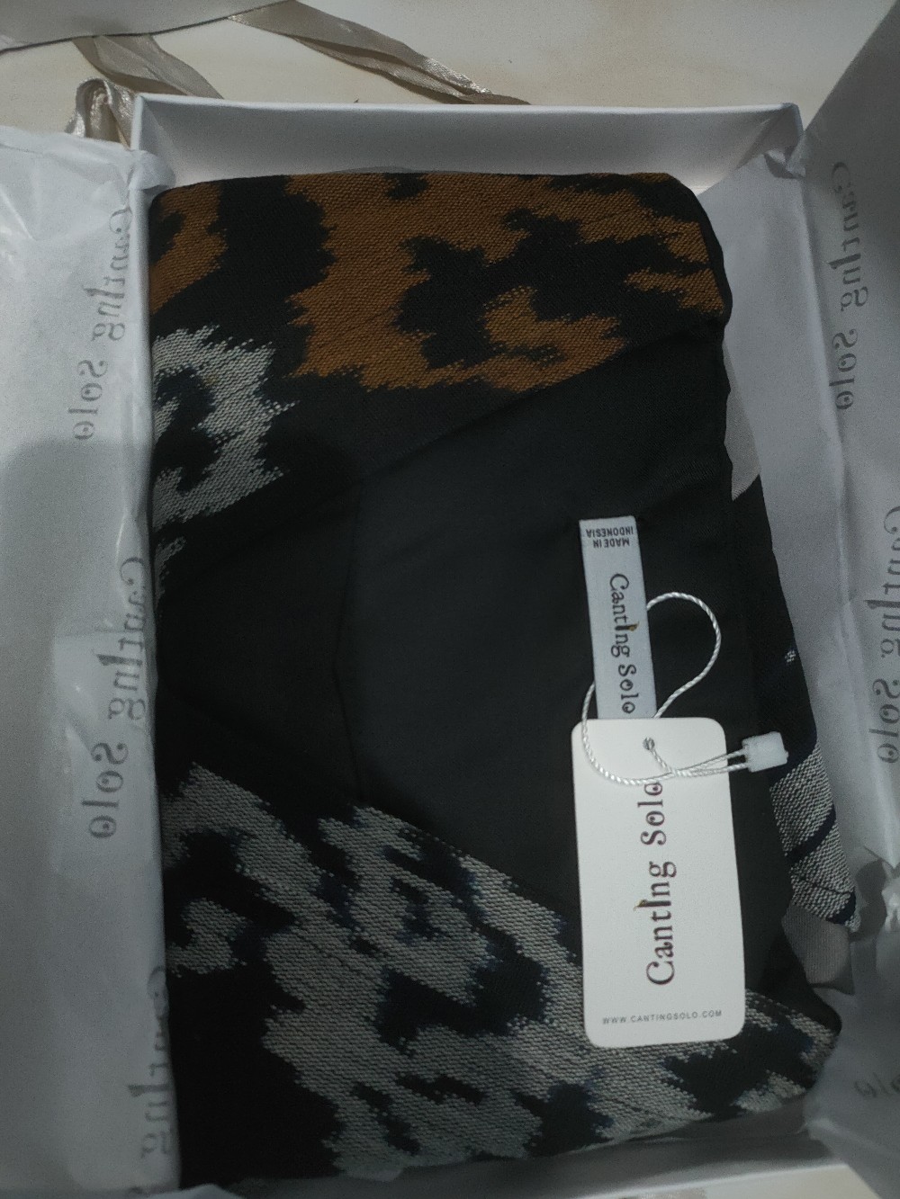 Batik Niswara Blouse Kantor Wanita Modern Kerja Tenun Cap Busui Hamil Jumbo Bigsize