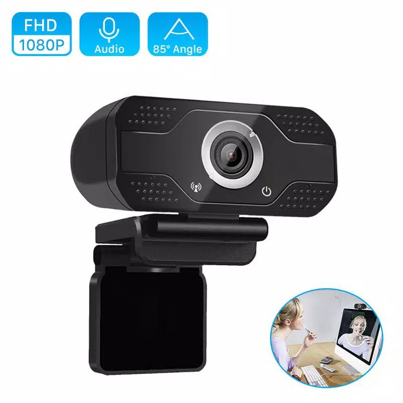 PROMO Kamera Web Cam Webcam PC Komputer Computer Laptop Notebook Resolusi 720P 1080P Sistem Plug And Play-2