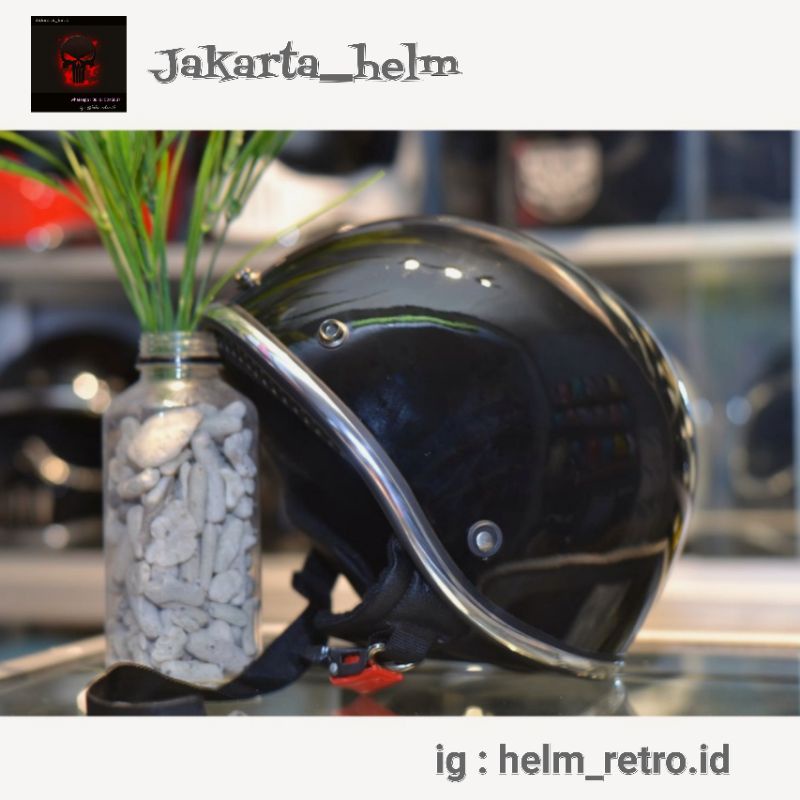Helm Cetok Custom Chip Turtle ( Jakarta_helm )