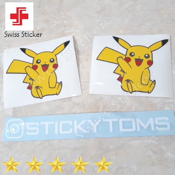 

Promo Stiker Pokemon lucu Pikachu Elegan