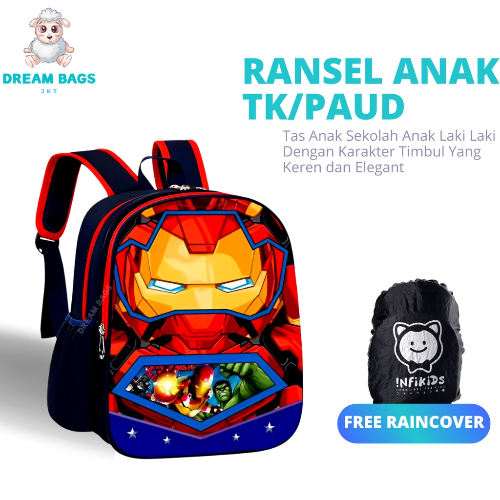 Tas Anak TK Karakter DB-1259 Tas Ransel Anak TK