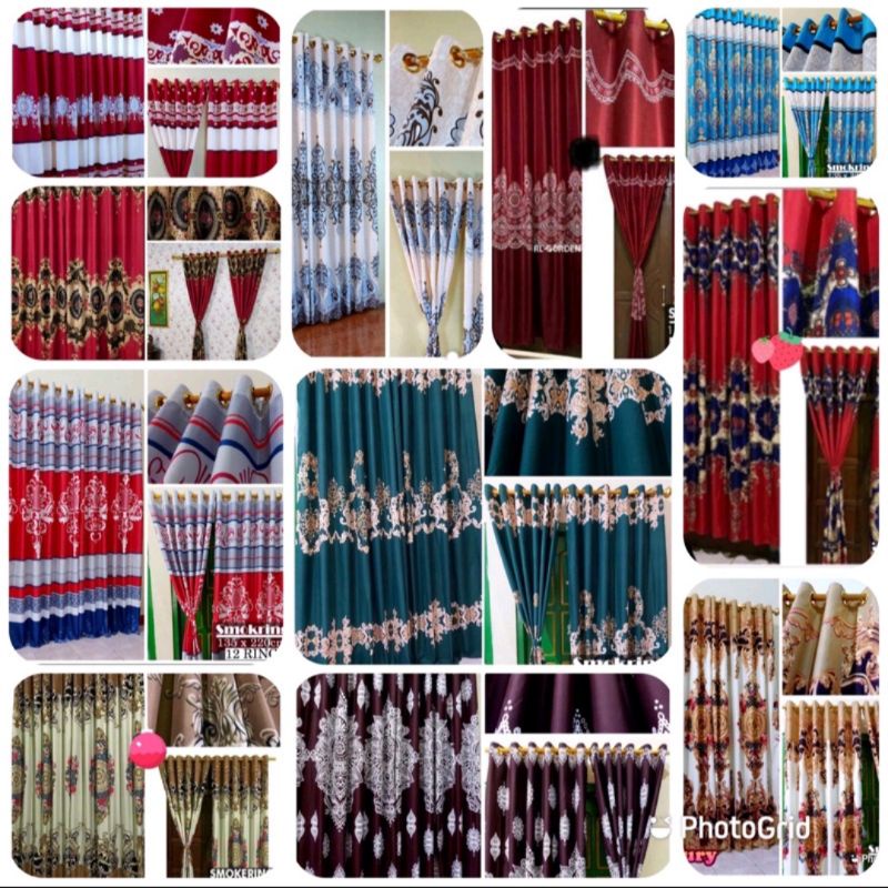 GORDEN SMOKRING GORDEN JENDELA MOTIF BATIK SULTAN ELISABETH TERMURAH