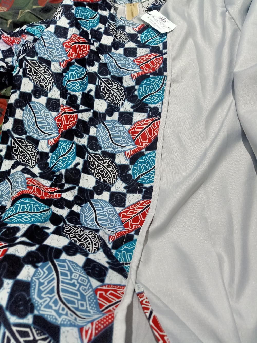 Batik Wanita Kekinian Fatima Dianara Tunik Batik Kombinasi