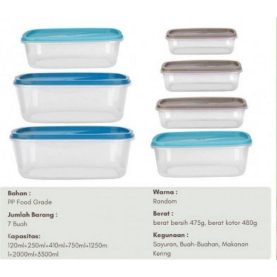 Food Storage Box ORIGINAL ISI 7box