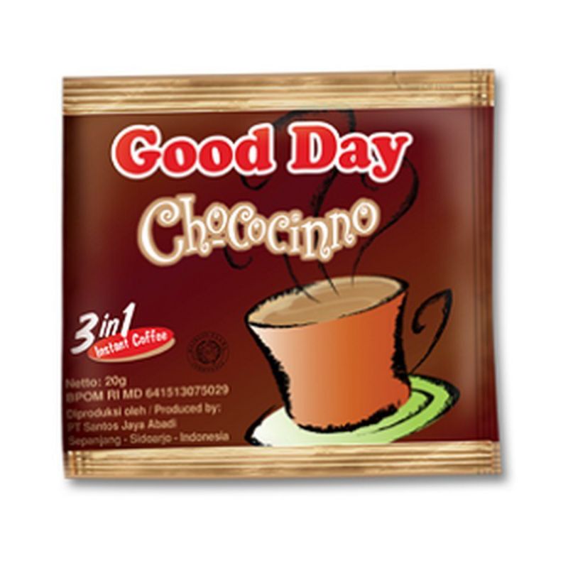 

Good Day Kopi Instant 3 in 1 chococinno 20 g