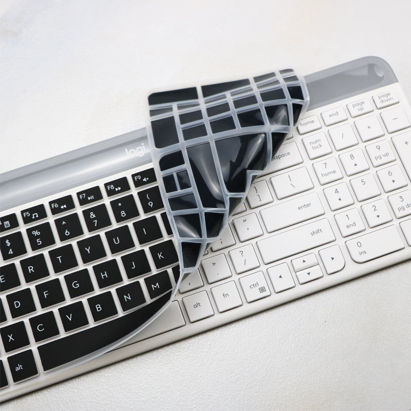 For Logitech MK470 K580 Soft Ultra-thin Silicone Laptop Keyboard Cover Protector