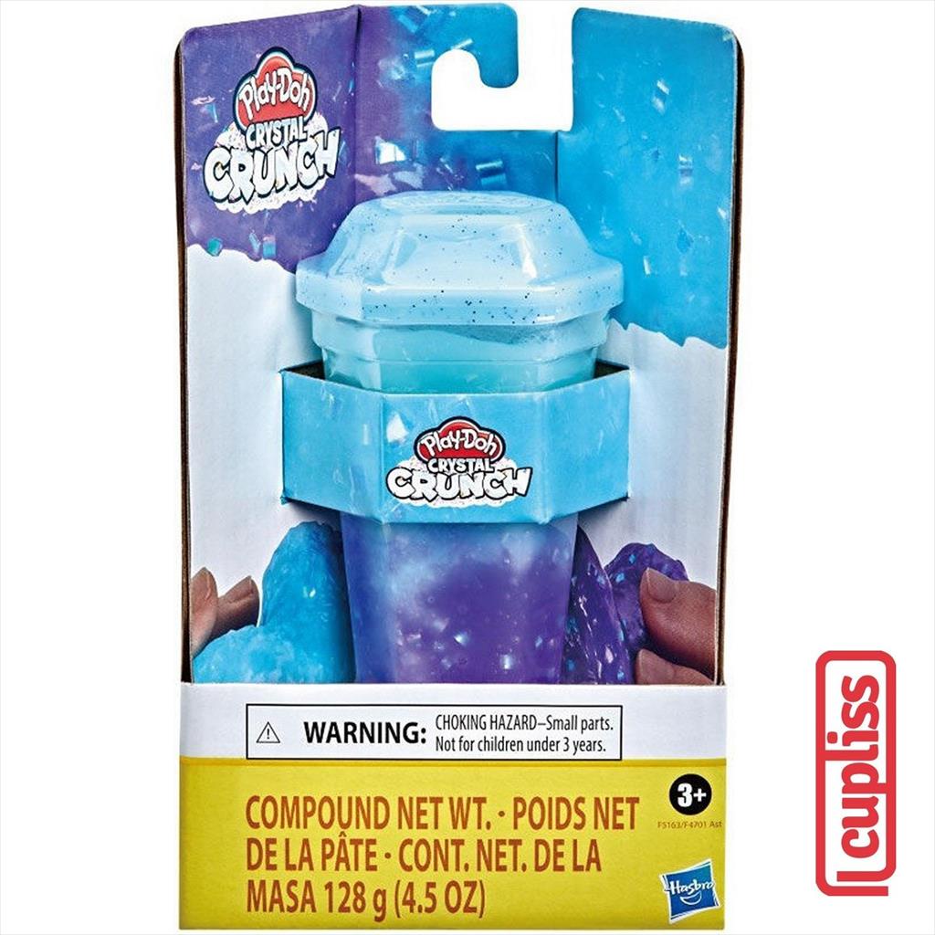 Play Doh Crystal Crunch Single Purple Blue Hasbro F5163 F4701 Playdoh