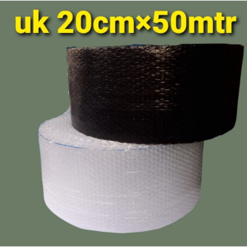 

[COD]Bubble Wrab hitam dan putih 20cm×50mtr