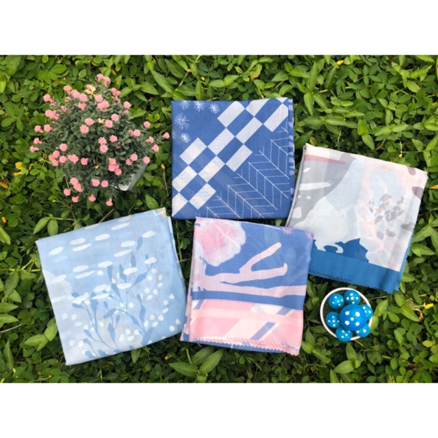 Kerudung Marini Zumarnis - IM Scarf Blue