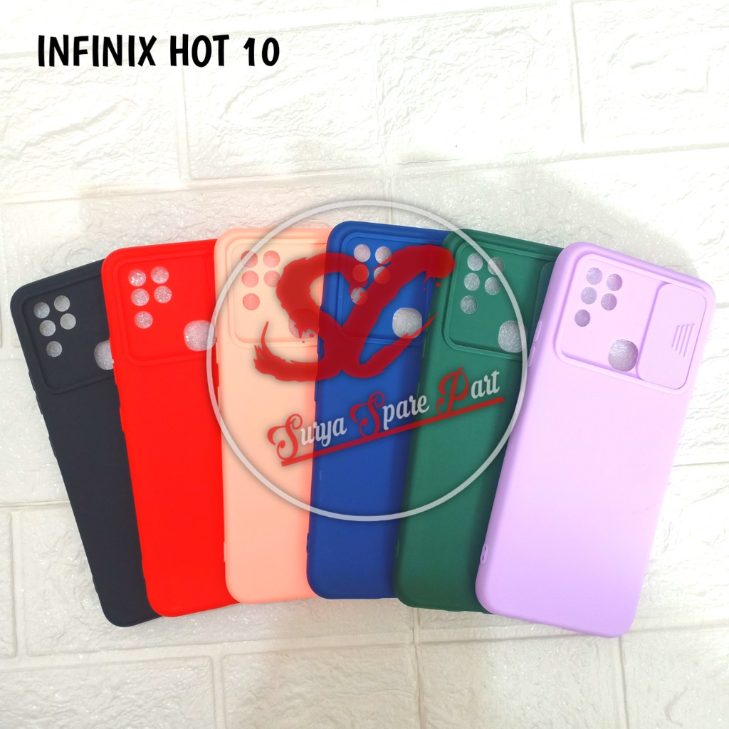 SOFTCASE SLIDE CAMERA PROTECTOR INFINIX HOT 8 HOT 9 PLAY INFINIX HOT 10 - SC