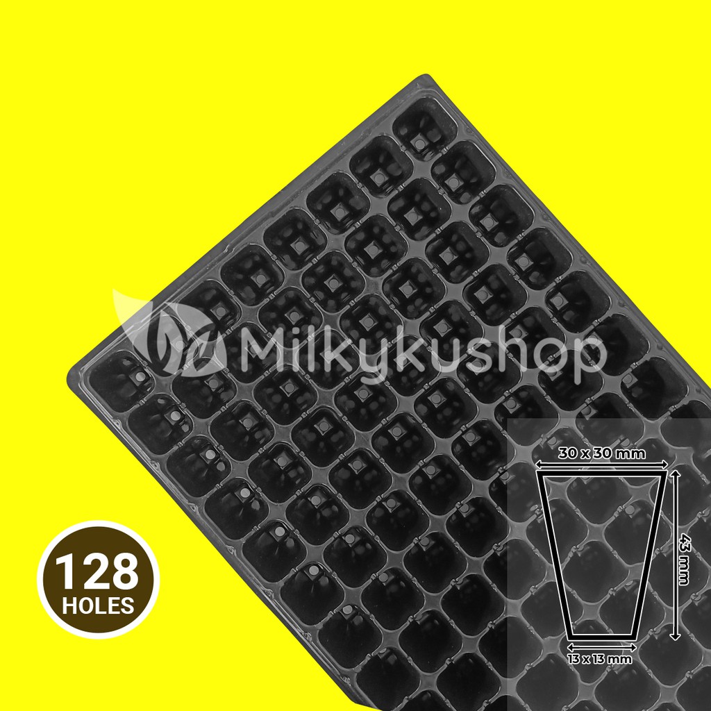 TRAY SEMAI 128 LUBANG BENIH BIBIT SEEDLING TRAY