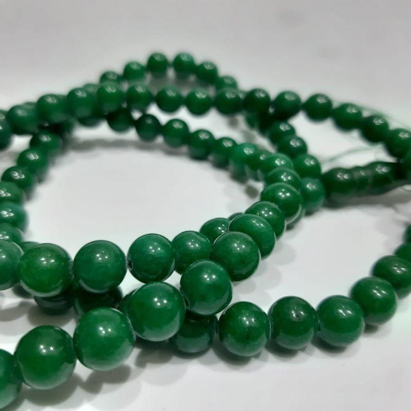 Penawaran Terbatas TASBIH BATU GIOK HIJAU PEKAT 99BUTIR 8MM ORIGINAL