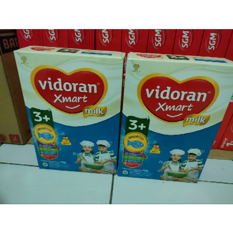 Vidorant Xmart 1+ 3+ 700gr Madu  dan Vanila