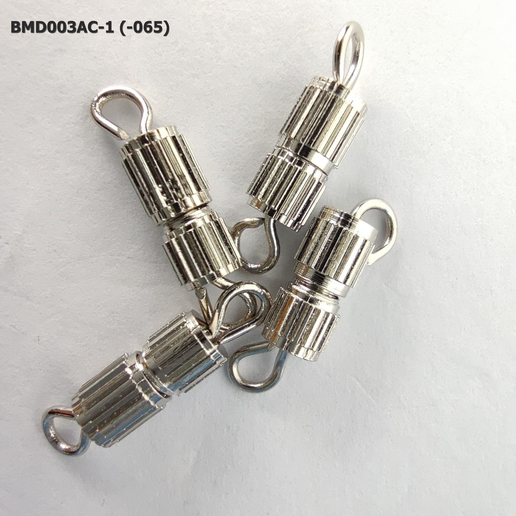 Ulir Kalung /Pengait Kalung/Kait Kalung Ulir Plastik dan Besi Harga/12 Pcs