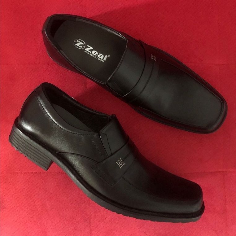 Erasmas Sepatu formal sepatu Cowok kantoran Sepatu kerja harian sepatu pria hitam BISACOD