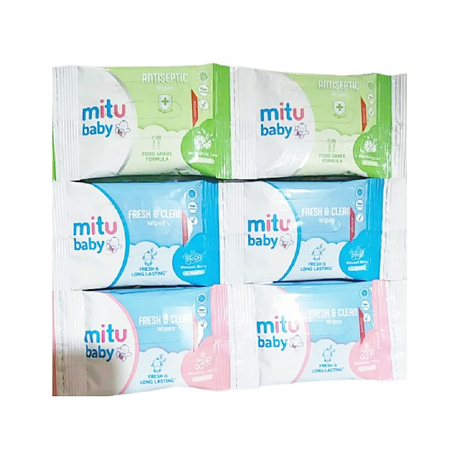 Mitu Tisu Basah Bayi Wipes ISI 4 Sheet