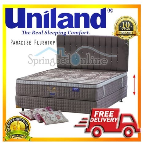 Springbed FULLSET Uniland Paradise Plush Top - Ukuran 180X200