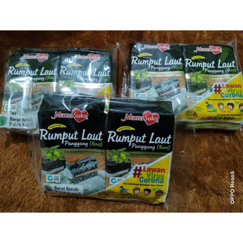 

Mamasuka Rumput Laut Panggang (Nori) rasa Original