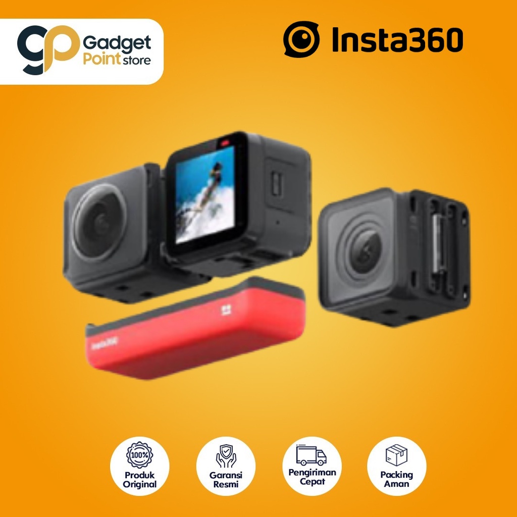 Insta360 Action Cam |  Insta 360 Action Camera One R Twin Edition -  GaransiResmi