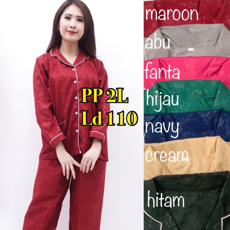 baju tidur Embos panjang panjang 2L ld110 pp