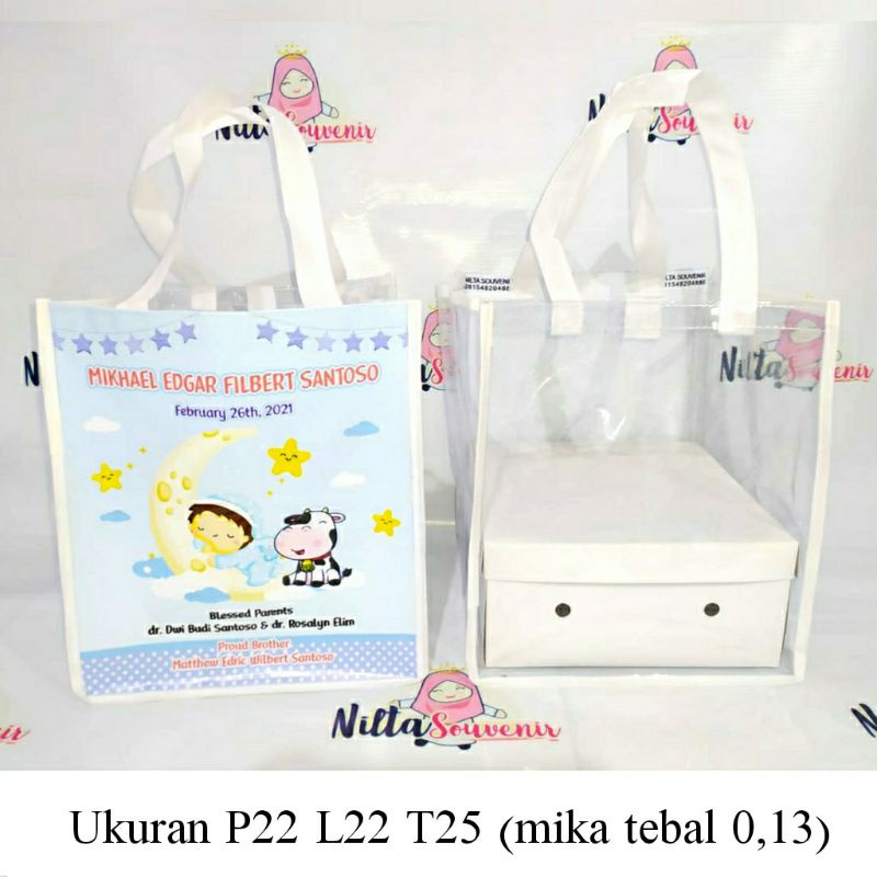 

tas souvenir mika/tas souvenir kelahiran anak/tas aqiqah/tas souvenir baby born