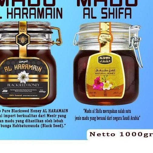 

Grand Seller|SQ17|GRATIS 1 SACHET AMH JAHE | Madu Murni Al Shifa 1 Kg / Madu Al Haramain 1 Kg | Madu Kesehatan