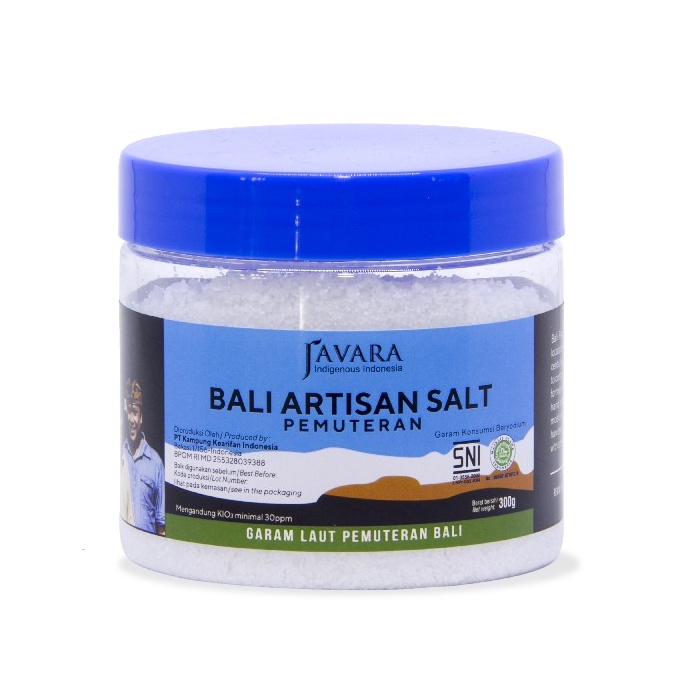 JAVARA Bali Artisan  Sea Salt Pemuteran 300 gr