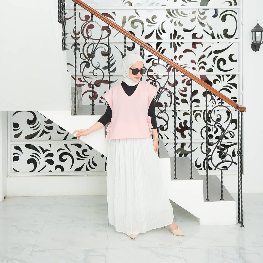 Anzu Vest Outerwear Rompi Muslim Fashion Wanita Remaja Terlaris