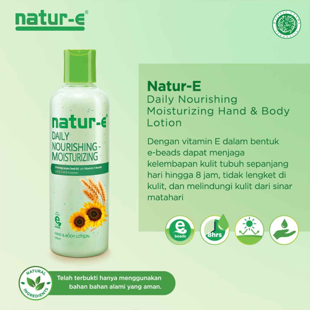 ❤ BELIA ❤ NATUR E Daily Nourishing Moisturishing | Energizing | Revitalizing | Advanced | Hand &amp; Body Lotion | 100ml 245ml | BPOM